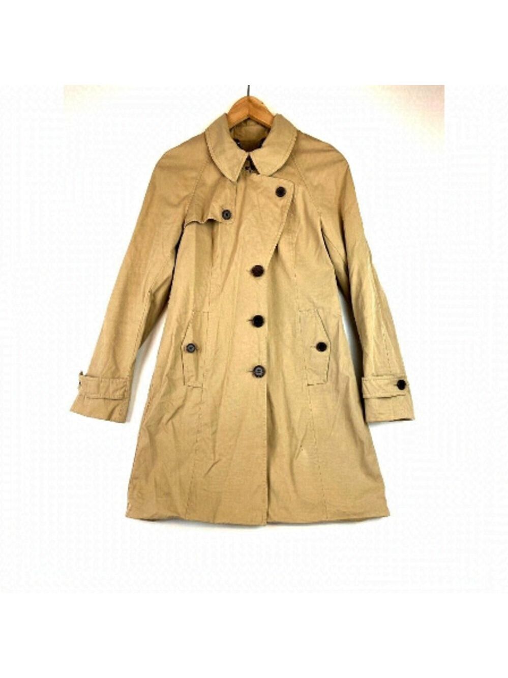 Aritzia T. Babaton Women's Camel Color Trench Coat Size Small